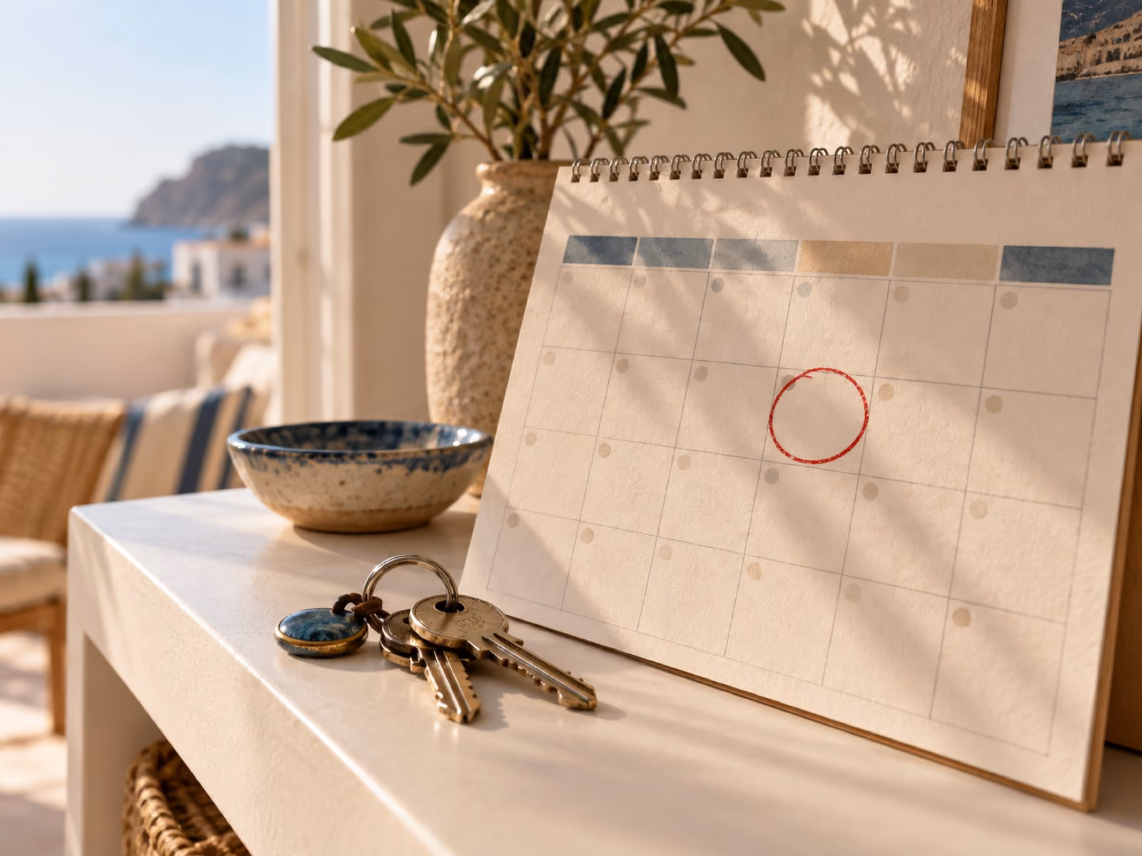 Vivienda vacía con luz natural